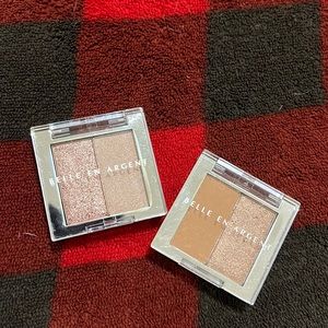 Belle En Argent eyeshadow duo pair (2 palettes)